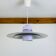 Scandinavian suspension lamp Horn 755 from the 1960s space age in mauve.