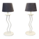 Pair of postmodern lamps from the 1980s.
