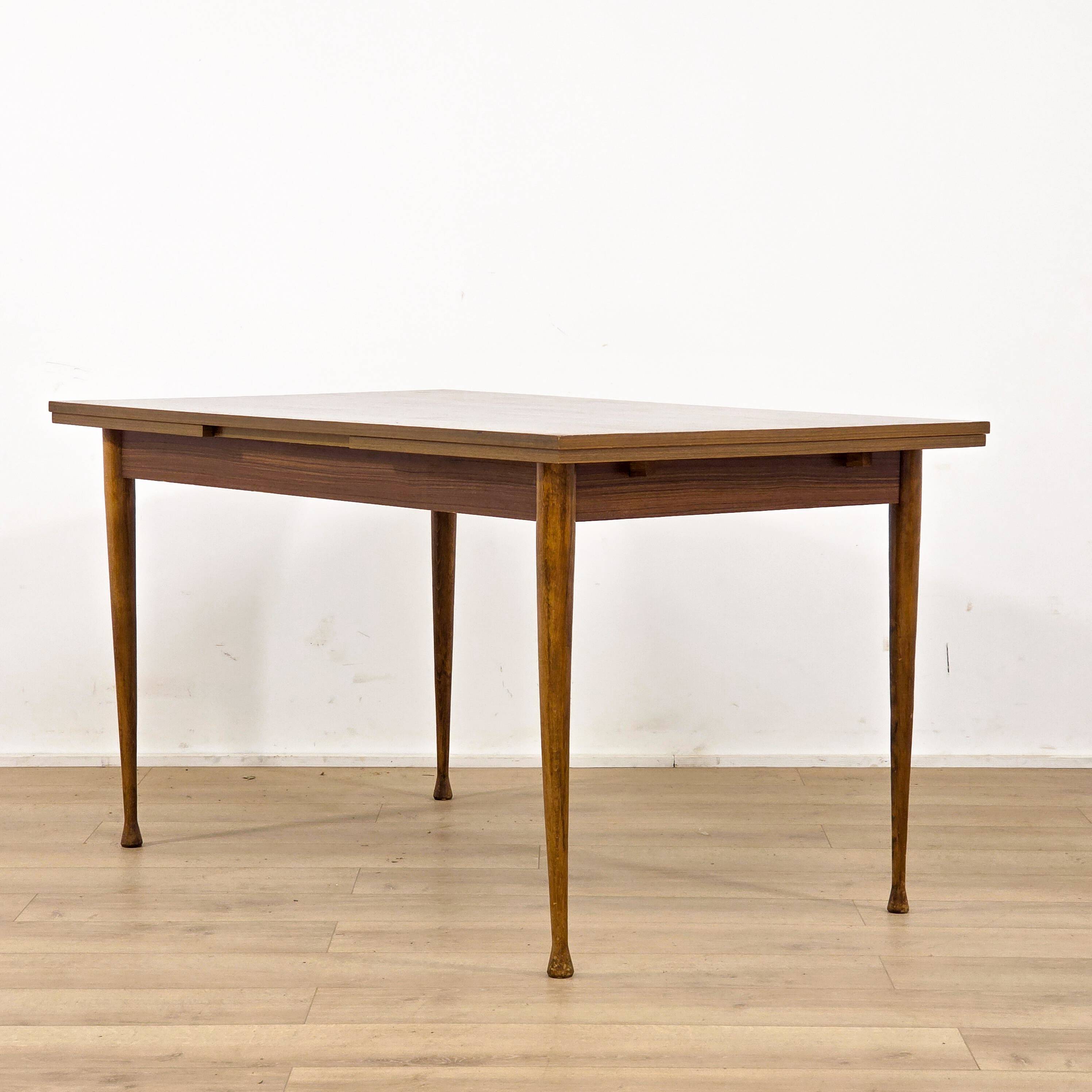 Scandinavian dining set, extendable table + six chairs - 197