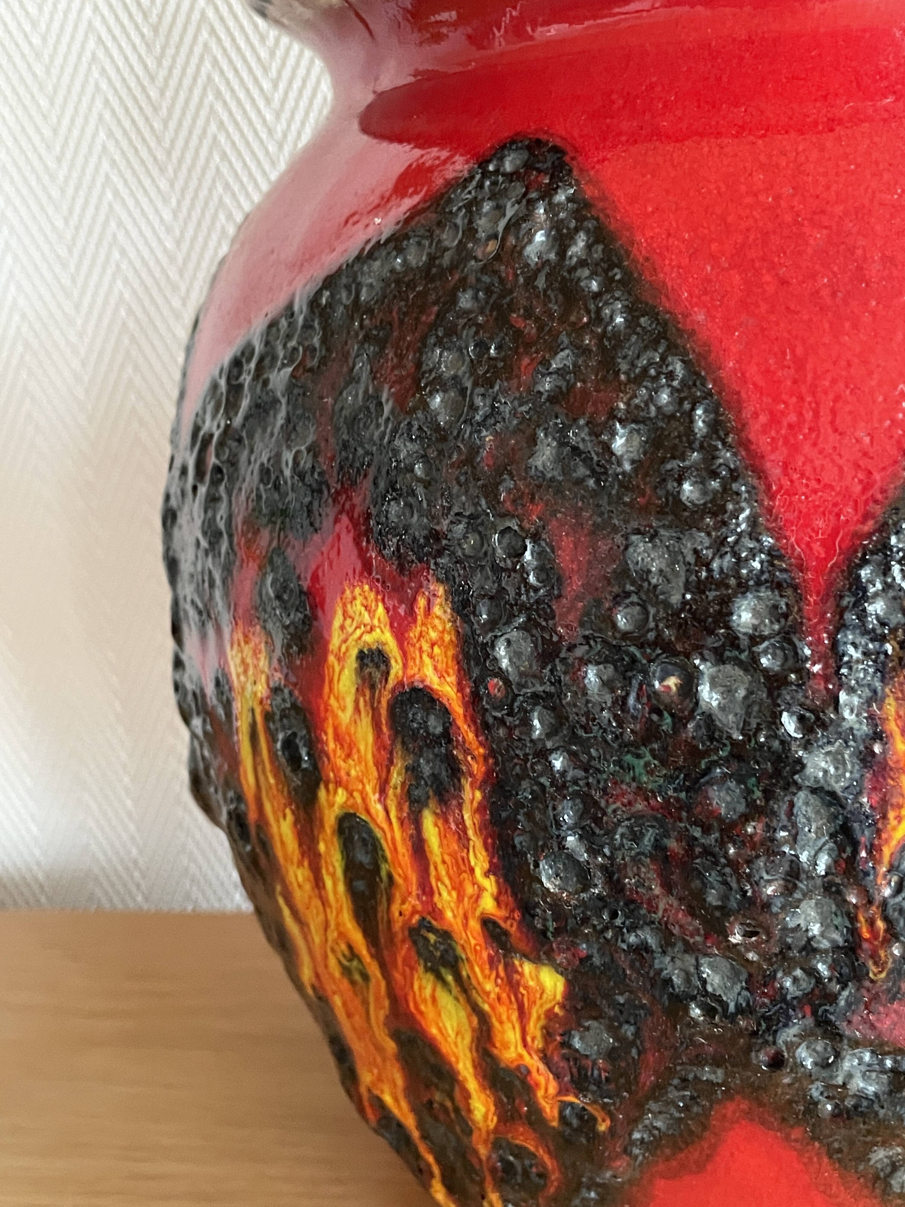 Fat Lava Vase W-Germany