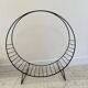 Magazine rack vintage log holder