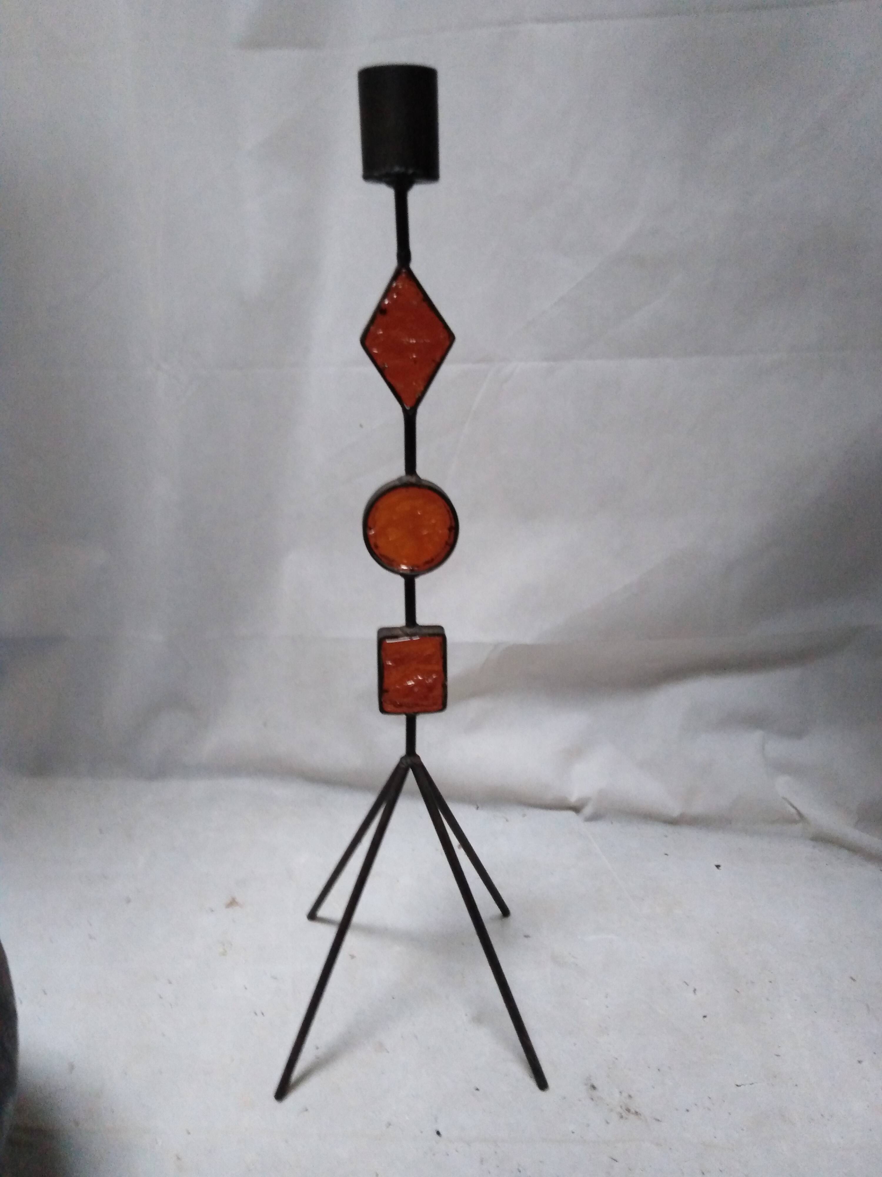 Candle Holder by Erik Hoglund & Pierre Forsell (attr) for Bo Svensk