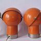 Set of Four Rare Table Lamps Astronaut Kamenicky Senov, Space Age, 1970s
