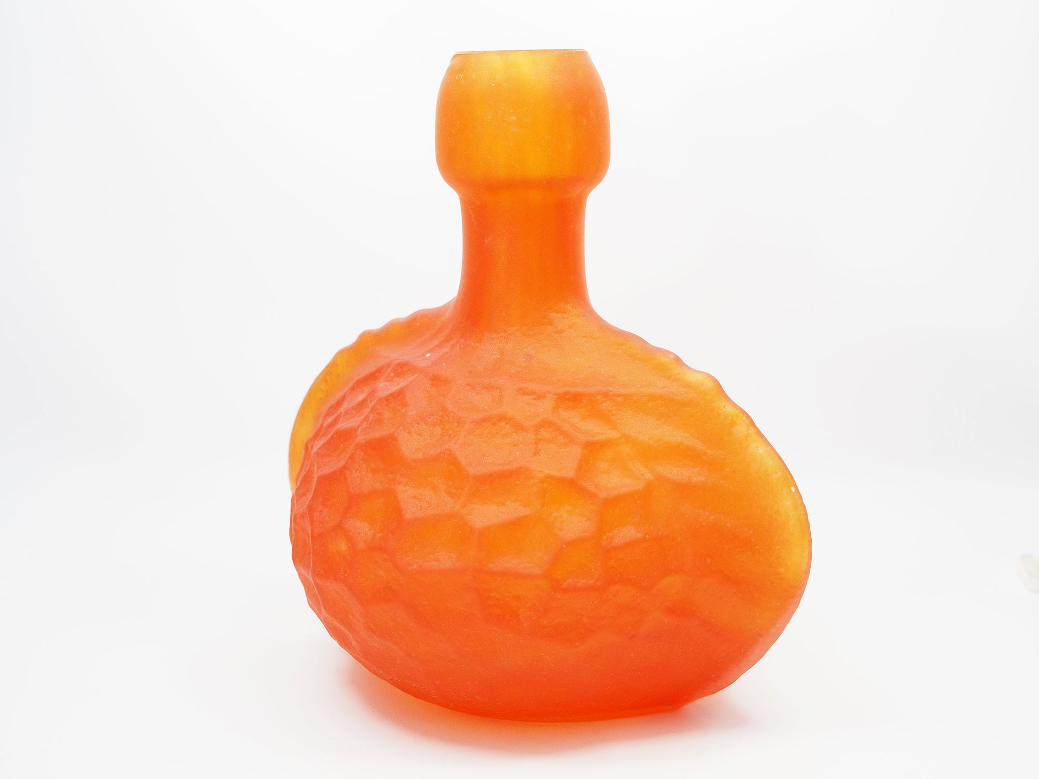 French Art Nouveau Vase in Glass Paw - 1900s