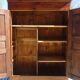 Louis Philippe wardrobe in light walnut