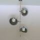 Rare A25 Alain Richard pendant light, Disderot edition, 1960