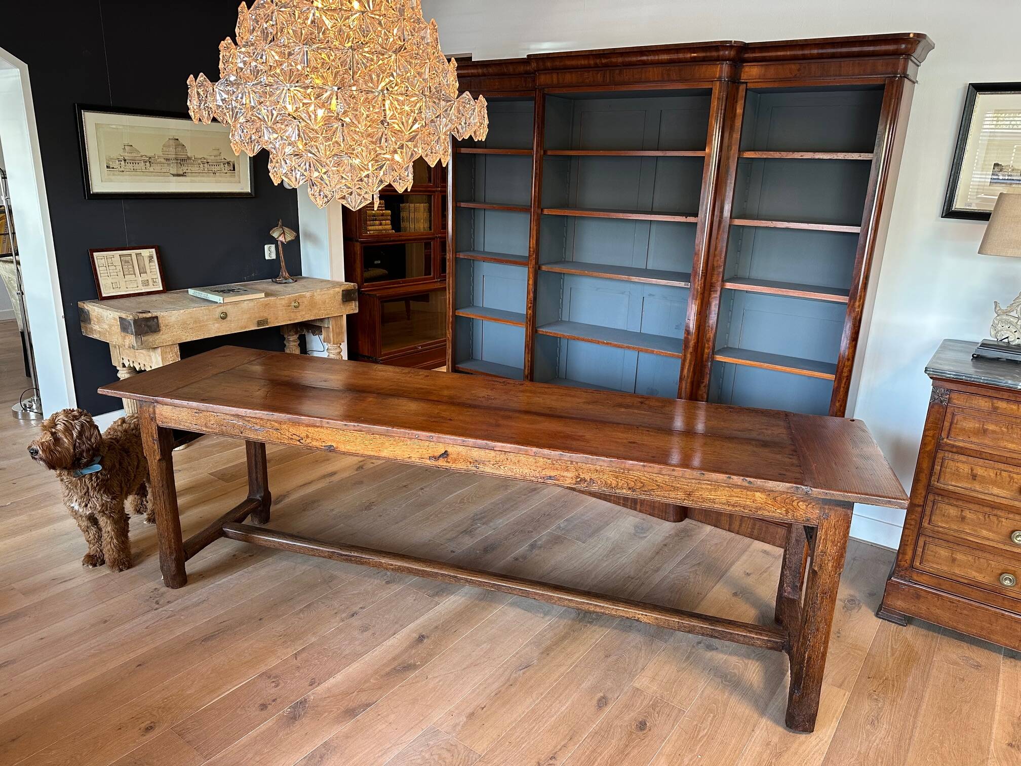 Large antique Farmhouse table