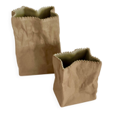 Vases vintage « Paper bag » de Tapio Wirkkala pour Rosenthal studio-line, 1970