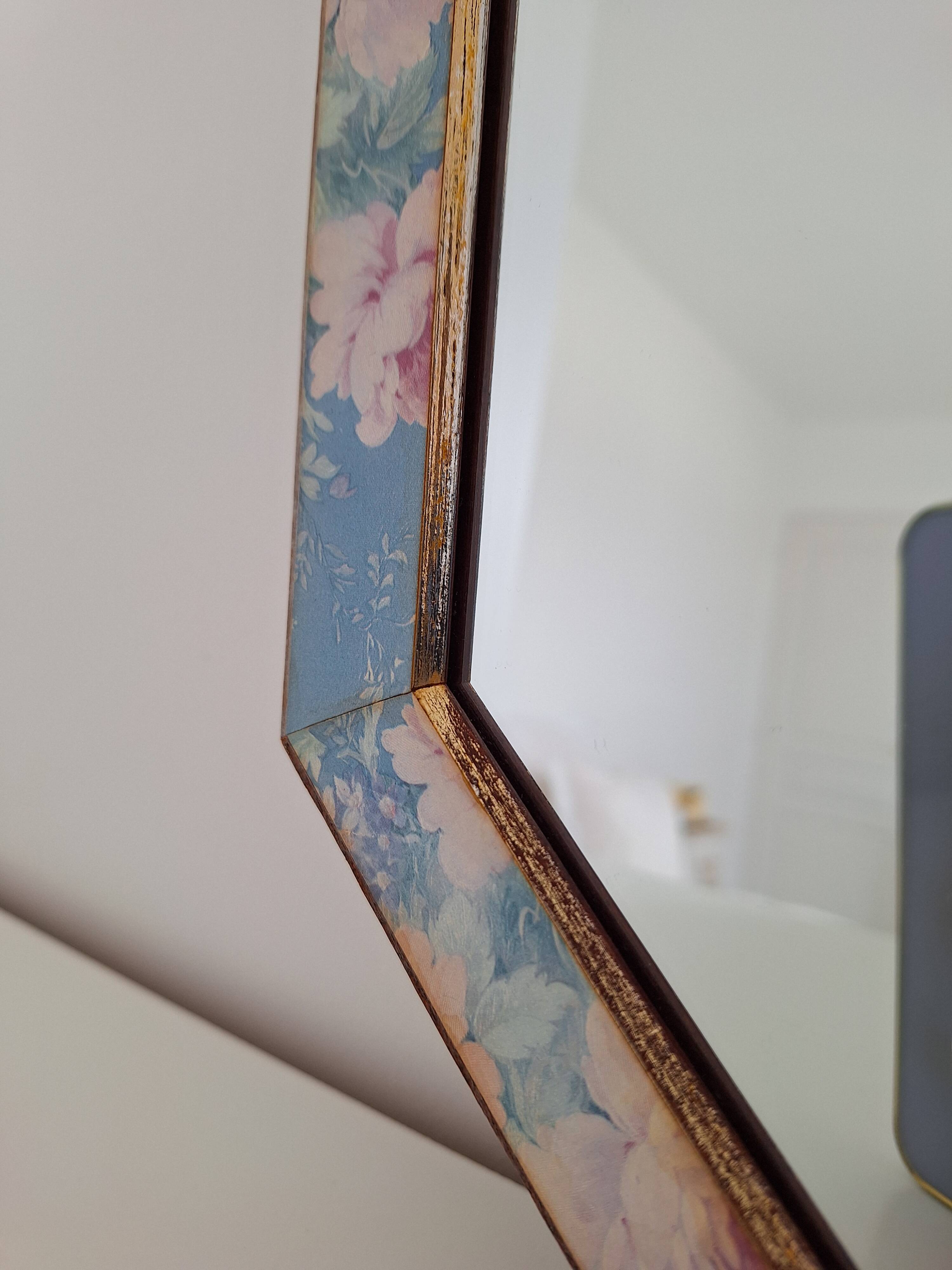 Vintage octagon mirror