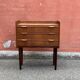 Danish vintage teak chest of drawers / nightstand, Mid century modern 1960