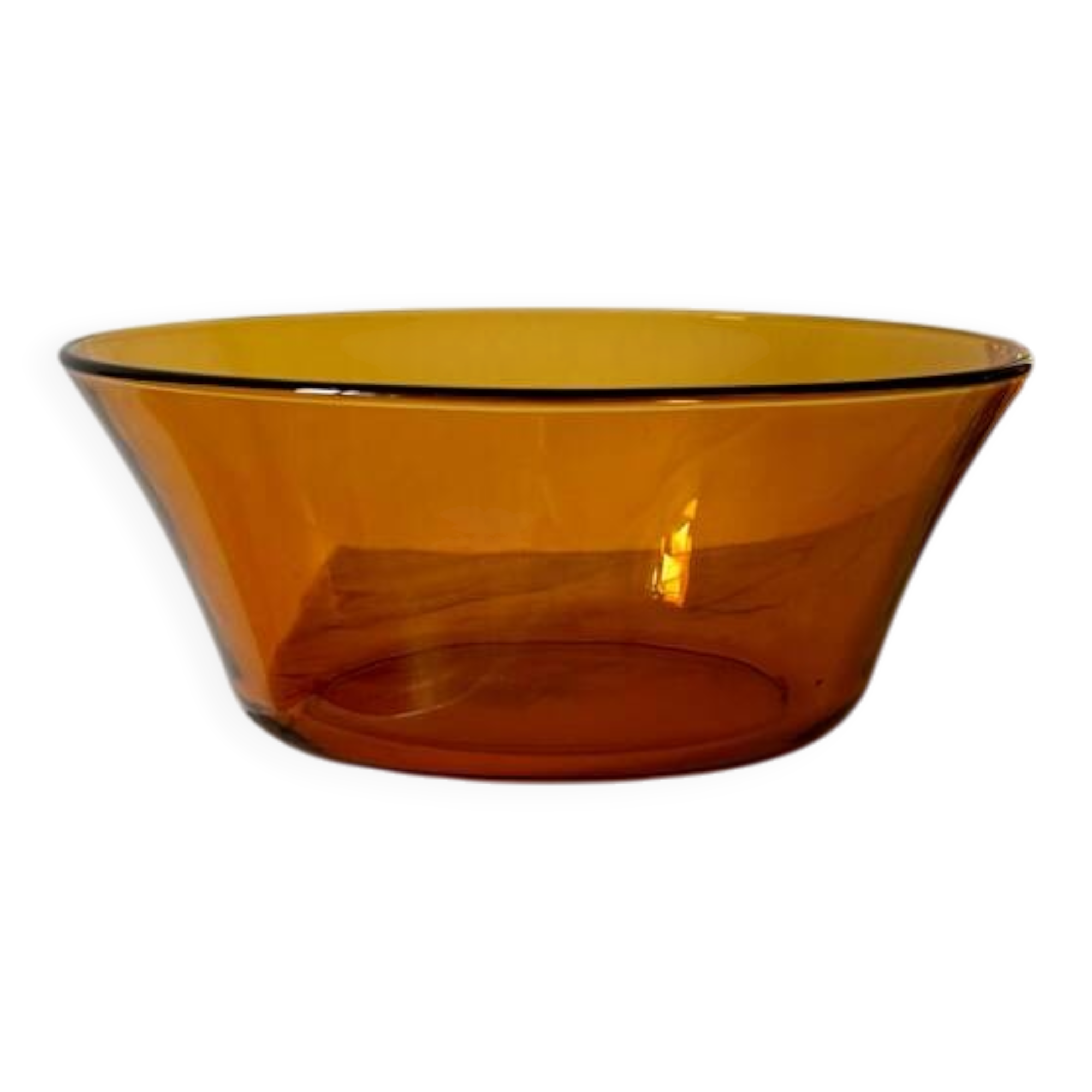 Duralex amber glass salad bowl