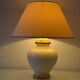 Lampe de table ceramique craquelee