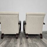 Art Deco Armchairs by Jindřich Halabala, 1950s, Set of 2