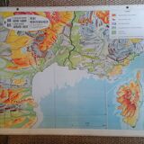 Old school map N°108 Midi-Mediterranean Corsica - Varon Colin