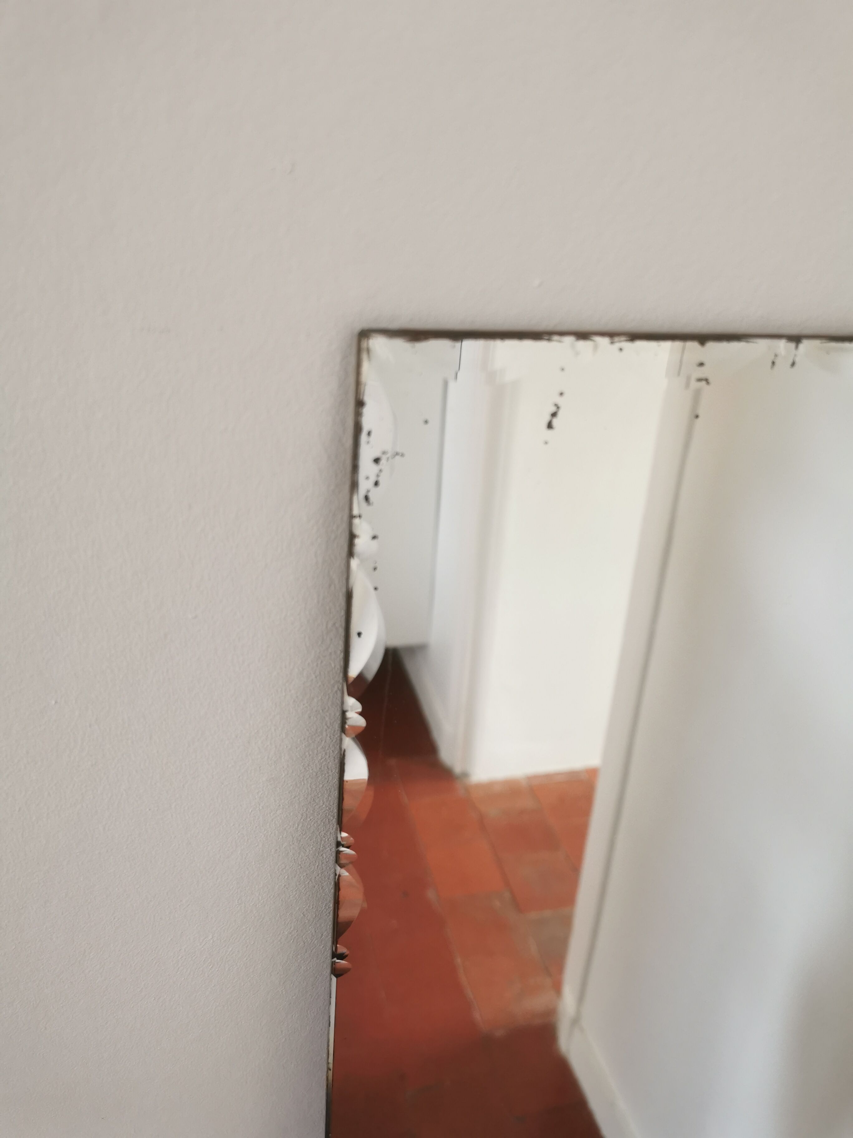 Art Deco beveled mirror