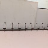 Iron school coat rack