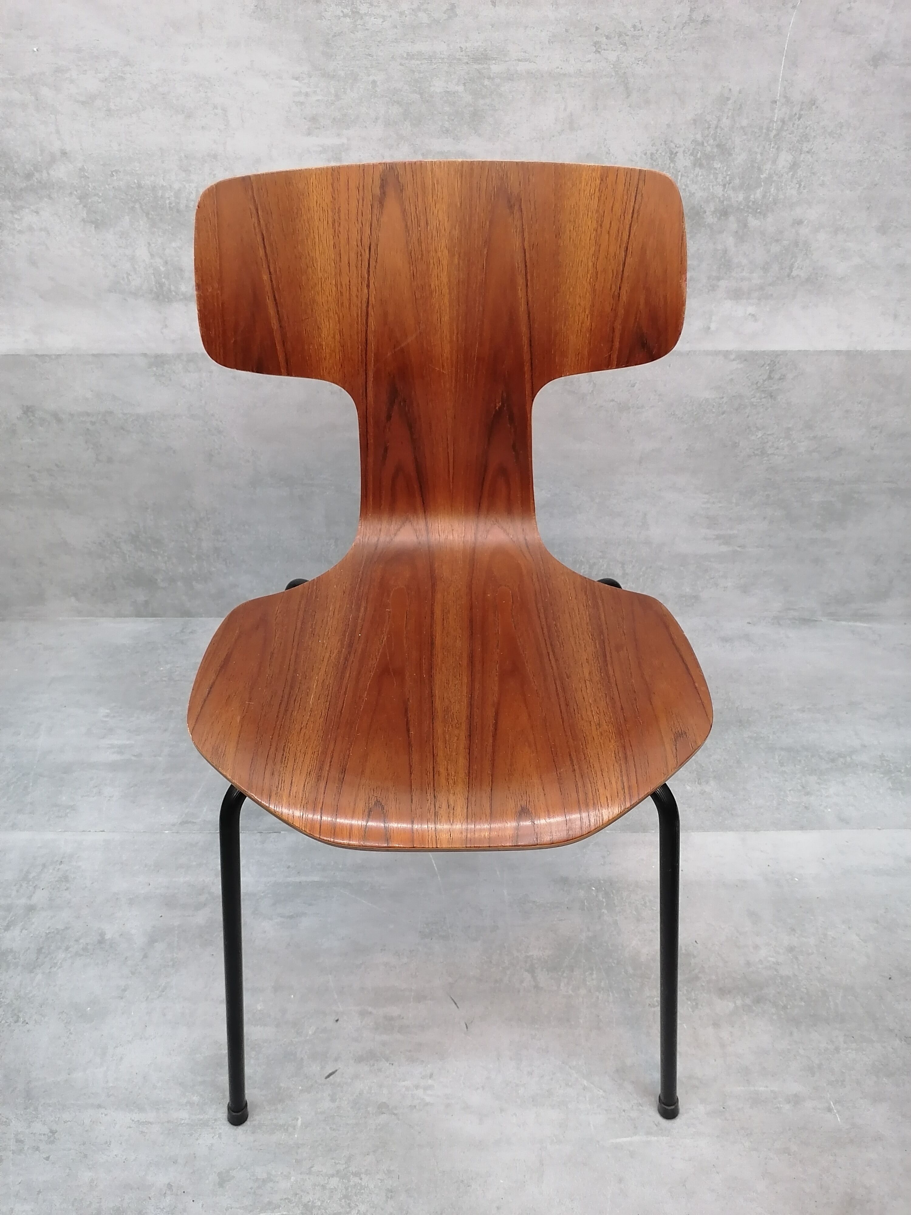 Set of 2 model 3103 Hammer chairs by Arne Jacobsen for Fritz Hansen, Denmark , 1969