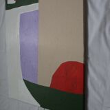 Acrylic painting on stretched canvas
