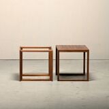 Kai Kristiansen Cube No. 33 Interlocking Nesting Tables in Walnut, Denmark