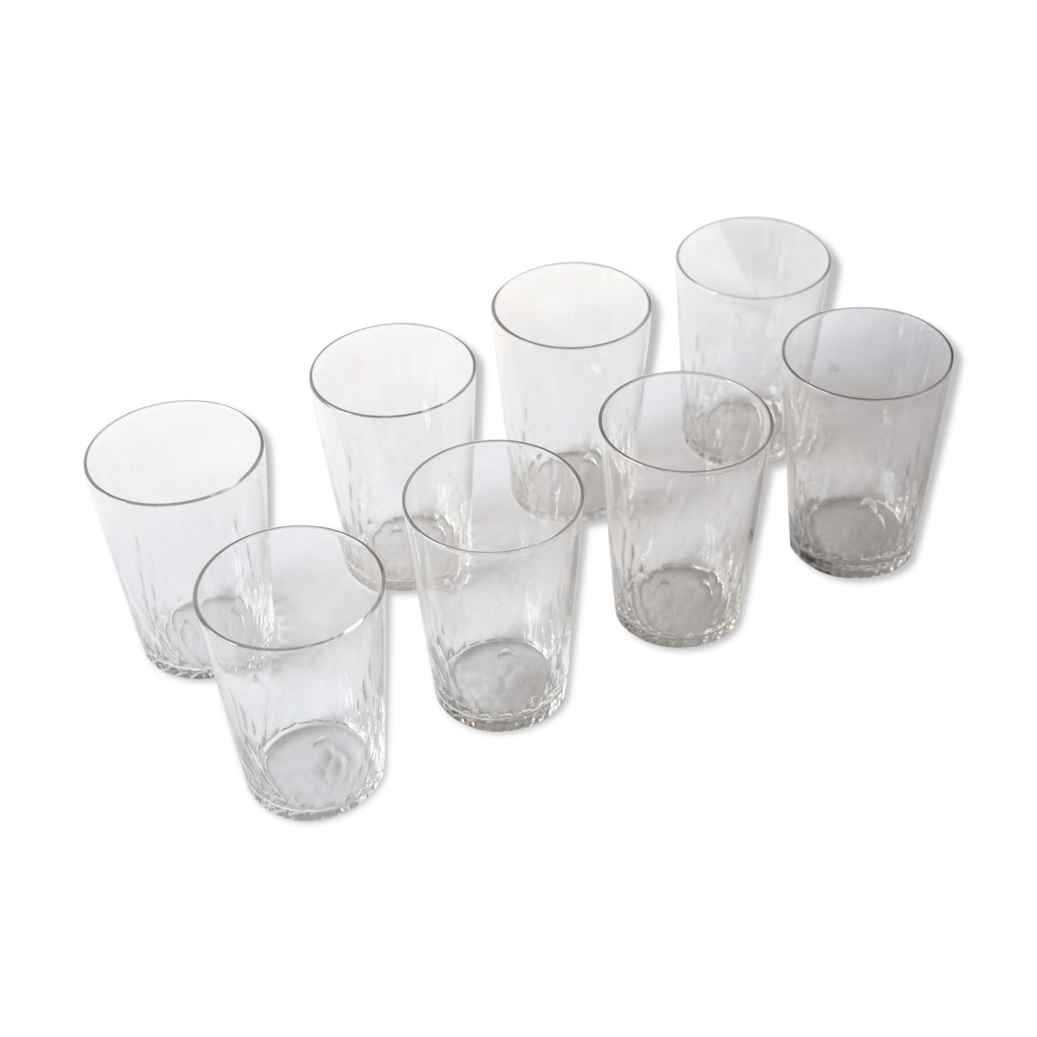 Set of 8 Baccarat crystal glasses