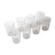 Set of 8 Baccarat crystal glasses