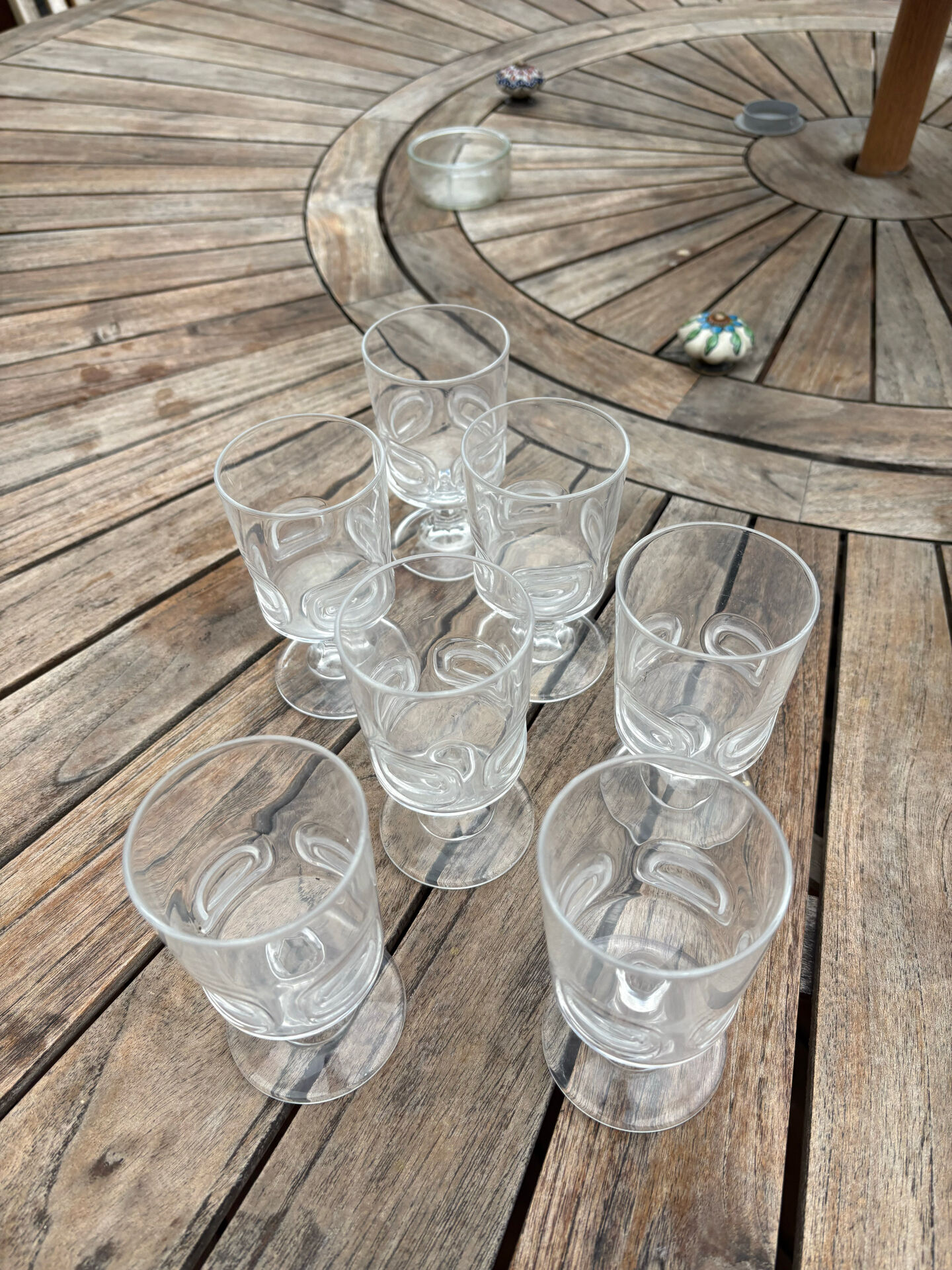 Vintage wine glasses