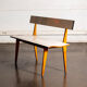 Wood and formica bench