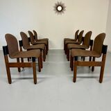Set of 8 postmodern THONET FLEX chairs designed by Gerd Lange, vintage 80s.
