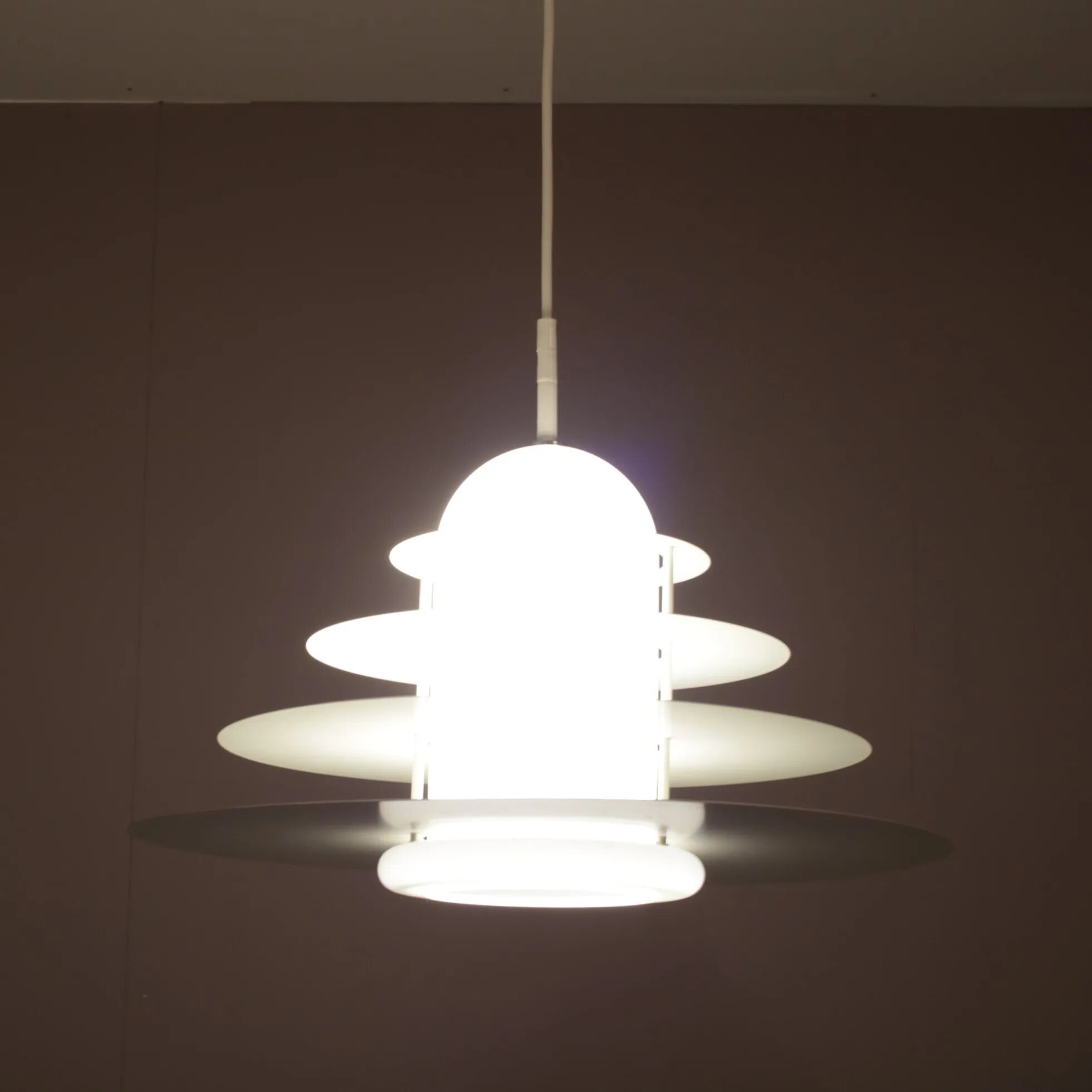 1980s “B1017” hanging lamp by André Rotte for Raak, Netherlands