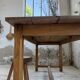Table de ferme chêne doré 160cm