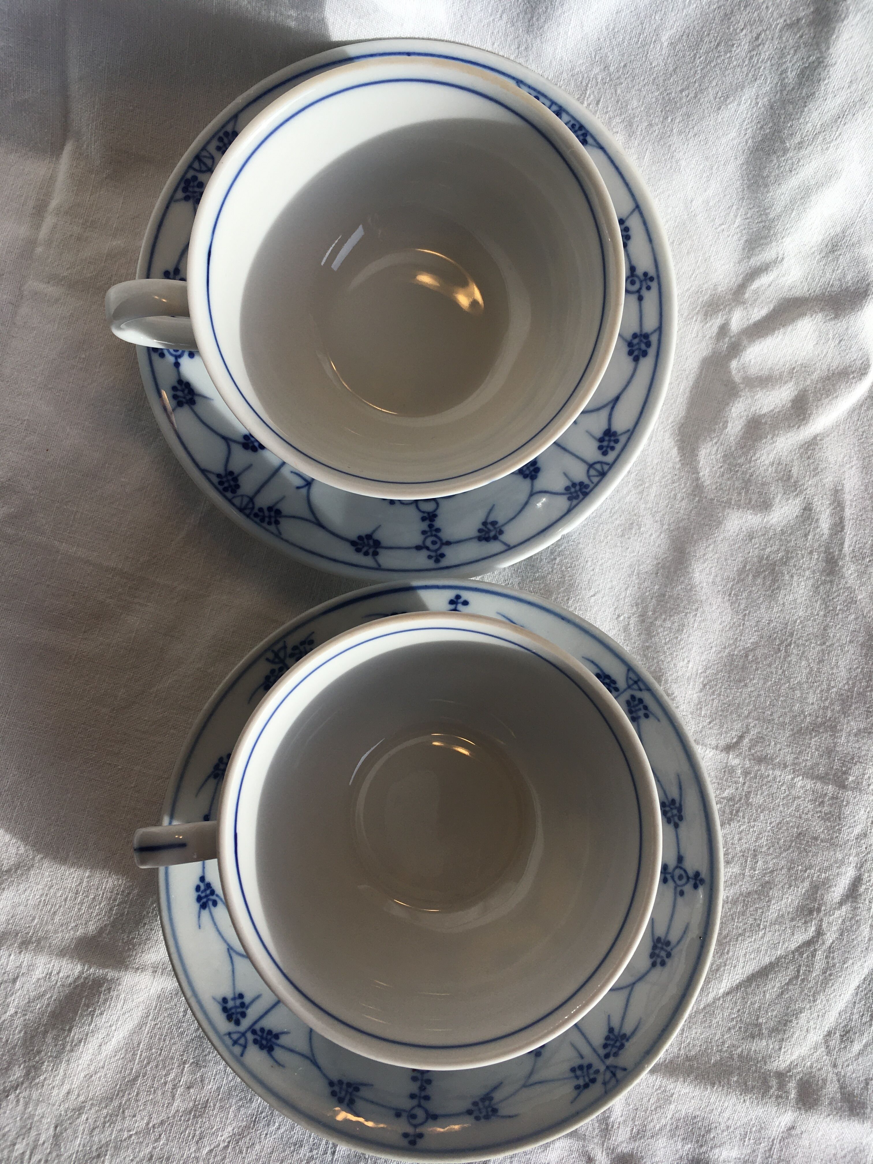 Winterling Bavaria porcelain coffee cups and saucers