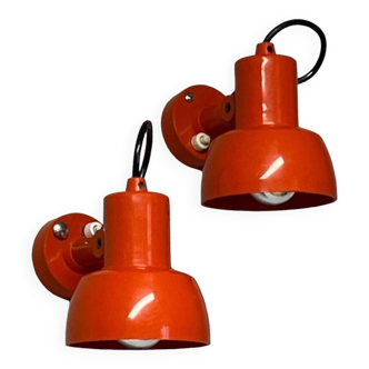 Appliques Space Age Orange Made in Italy, années 70