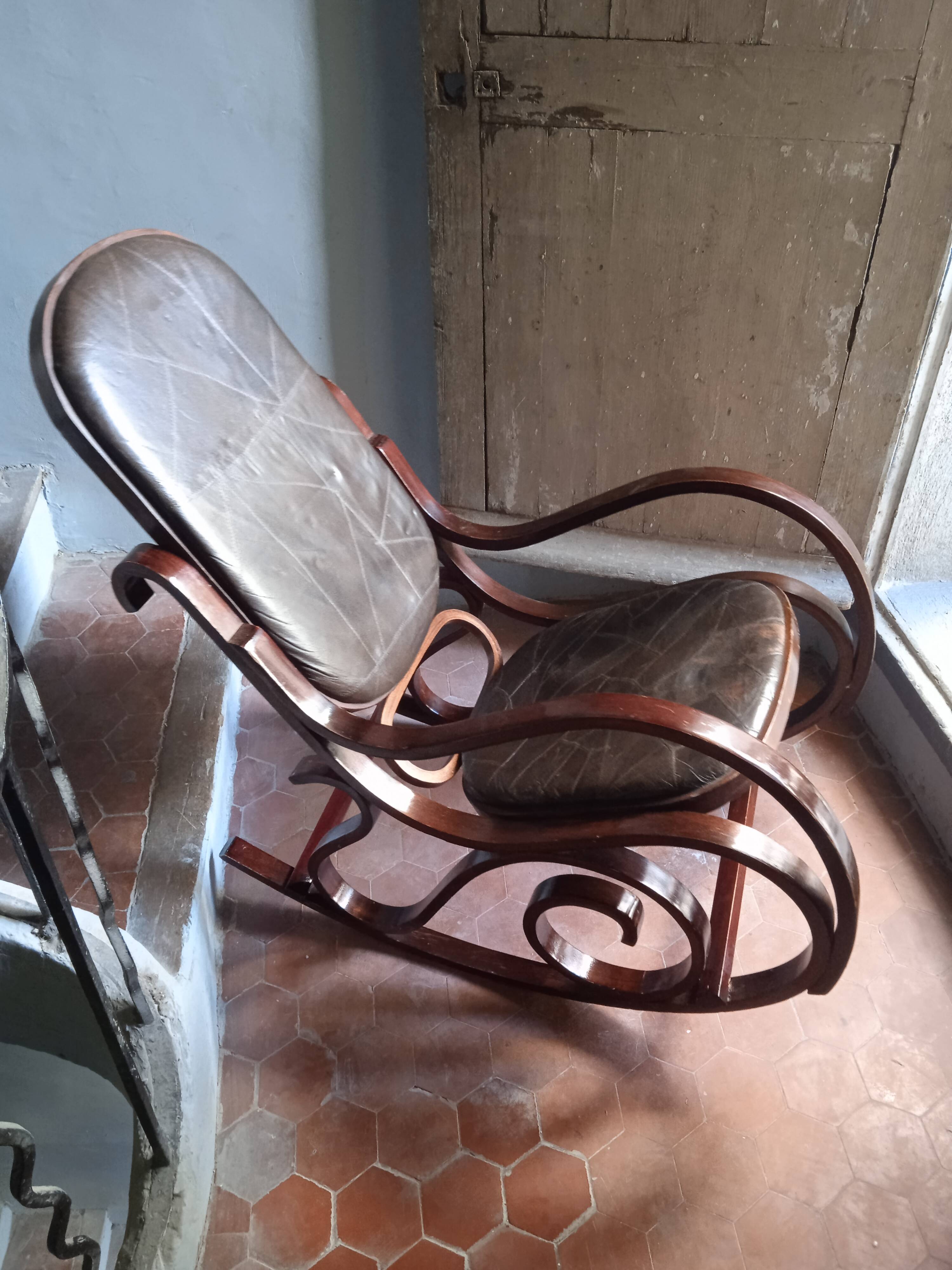 Rocking chair by "Luigi Crassevig"