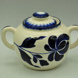 A teapot and sugar set by saline Thebes deco vinatage séventies collect.