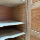 Oak notary cabinet