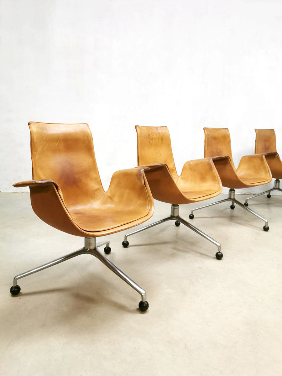 Chaise de bureau tulipe vintage pour Kill international