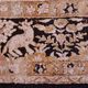 GHOUM handmade Persian silk rug 216 x 138 cm