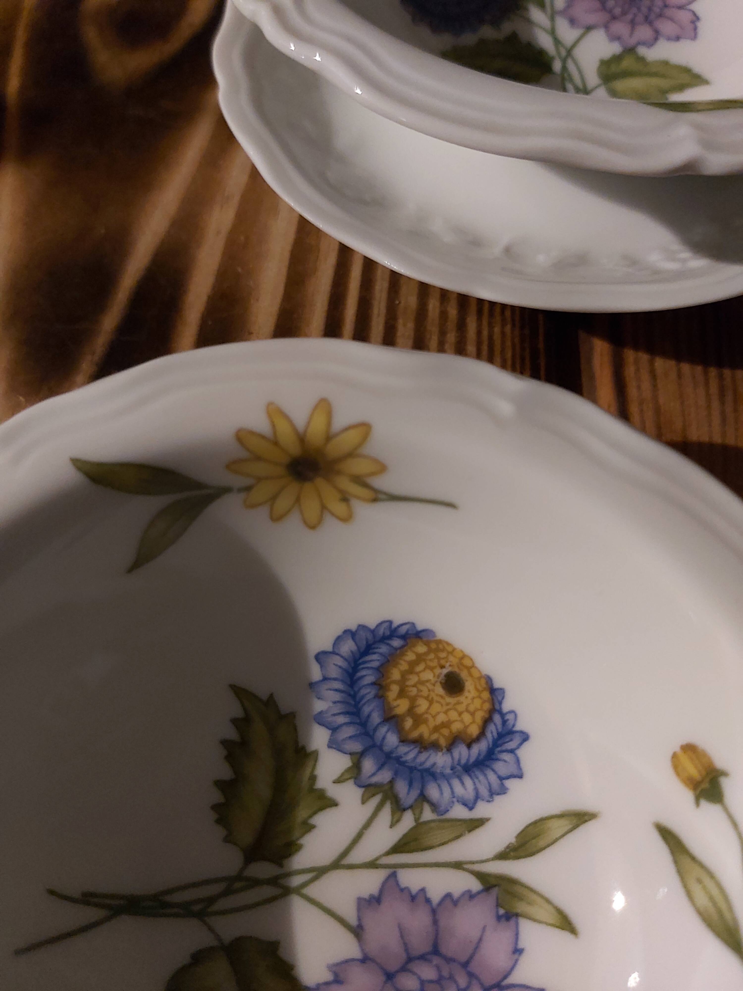 3 Limoges porcelain cups