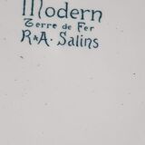 Ens. of 6 flat plates Model "Modern" Iron Earth R&A Salins