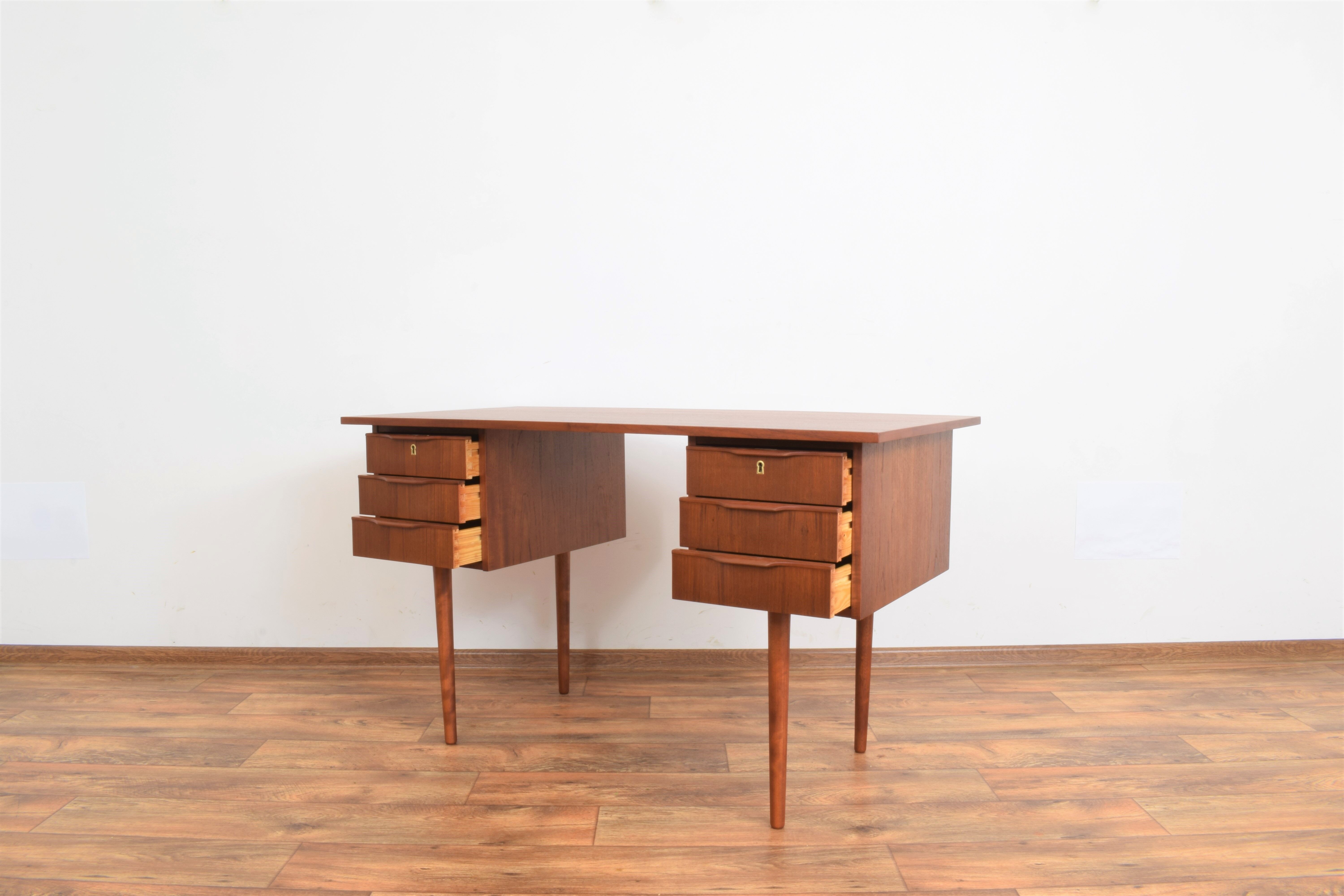 Teak danish desk