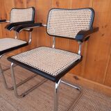 Paire de fauteuils Cesca B64 de Marcel Breuer