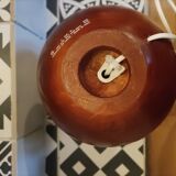 Wooden ball lamp base made in Italy