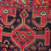 Tapis persan Hamadan antique des années 1930 160 cm x 241 cm