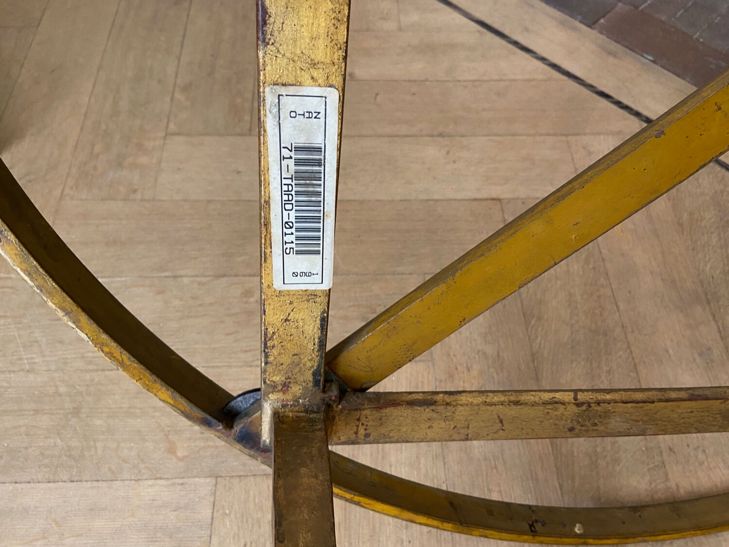 Italian marble painted with pistols and daggers from the NATO