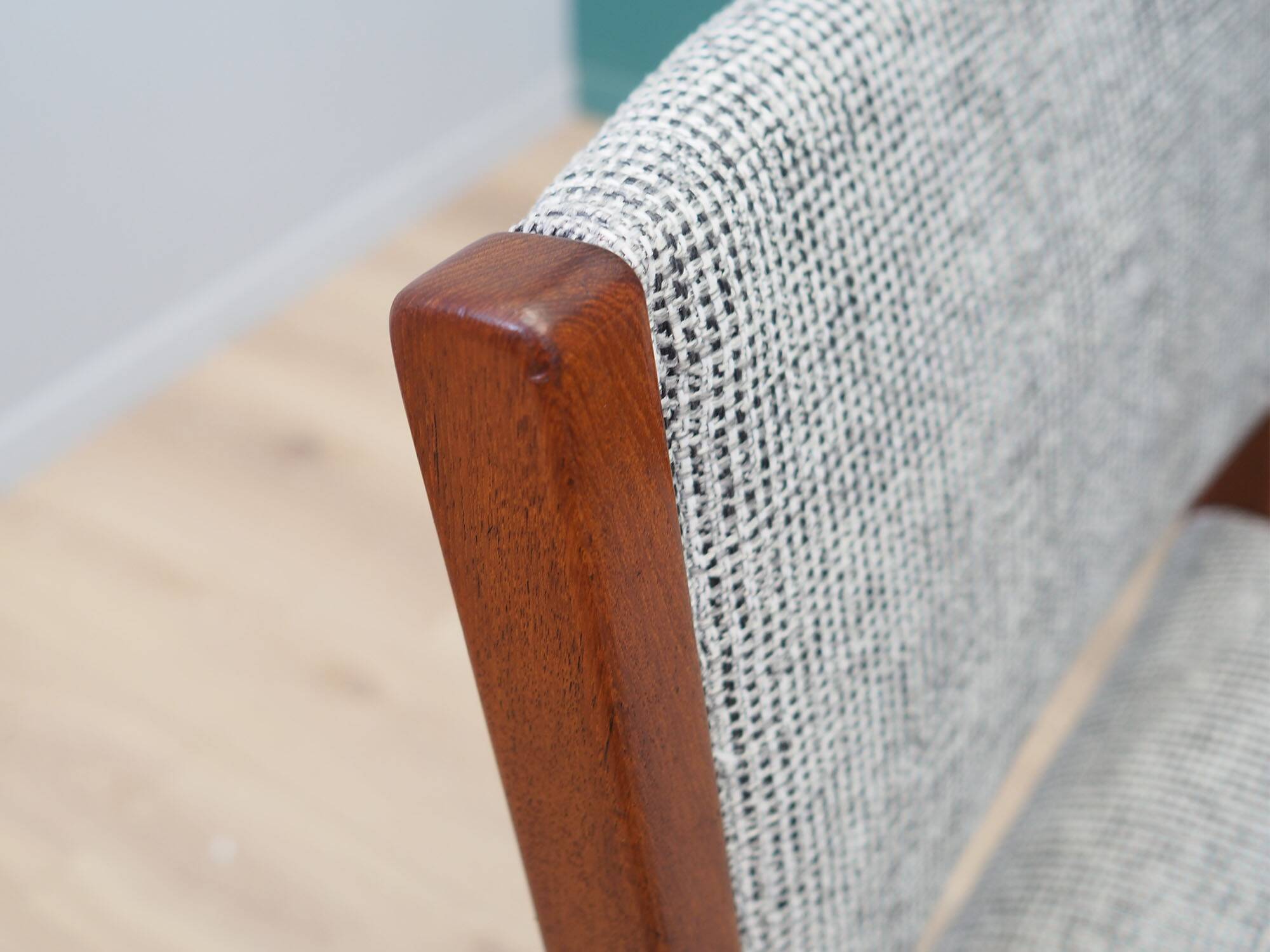 Set of five teak chairs, Danish design, 1970s, production: Denmark