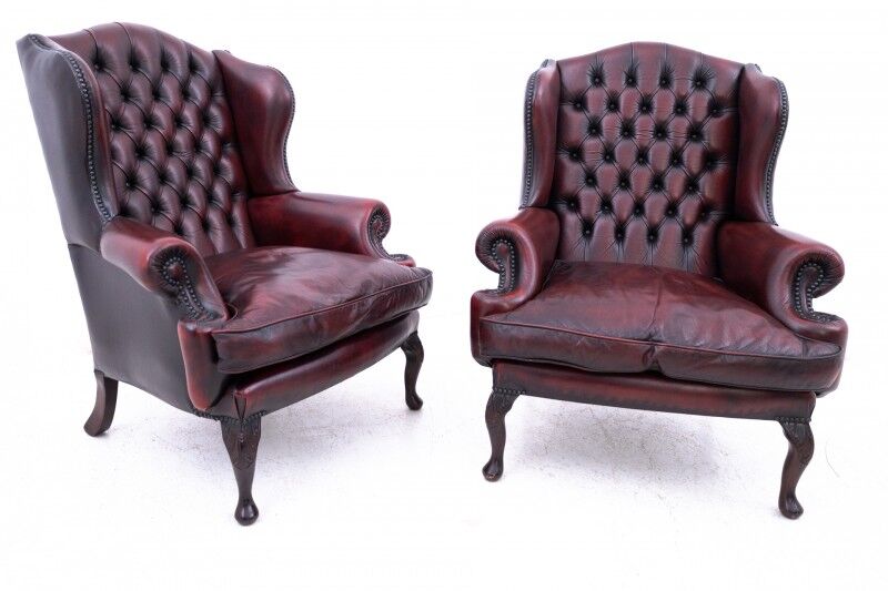 Unique Chesterfield set, Western Europe, mid-20th century.
