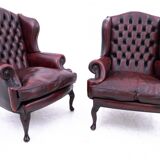 Unique Chesterfield set, Western Europe, mid-20th century.