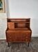 Teak secretary with drawers and sliding top, Denmark, 1960.