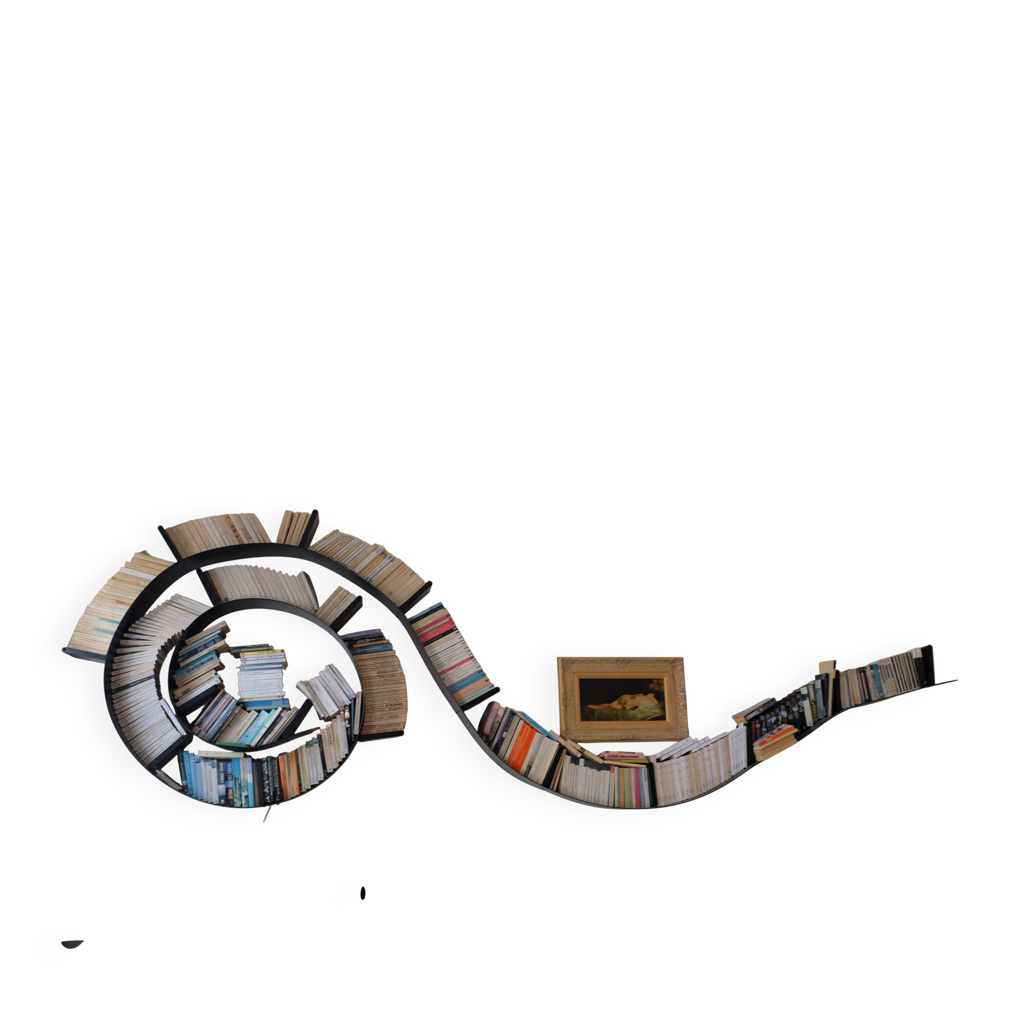 Bookworm 17 Black Cartel (design Ron Arad)