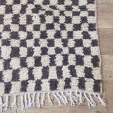 Handmade wool Berber rug 256 X 150 CM